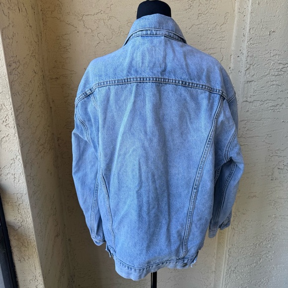 Levis Trucker Blue Denim Jacket Sz M - Picture 2 of 16